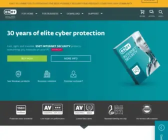 Eset.sg(Antivirus Software and Internet Security Solutions) Screenshot