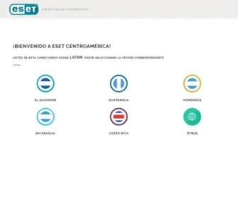 Esetcentroamerica.com(ESET Centroamérica) Screenshot