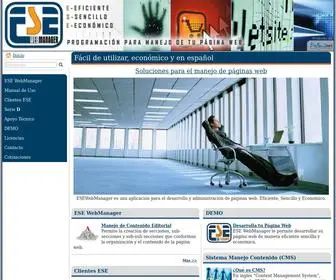 Esewebmanager.com(ESE WEBManager) Screenshot