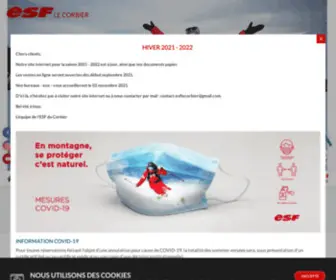 ESF-Lecorbier.com(Esf Le Corbier) Screenshot