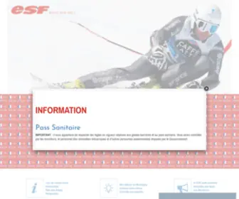 ESF-Prazsurarly.com(ESF Praz sur Arly) Screenshot