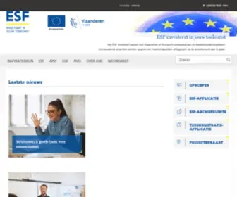 ESF-Vlaanderen.be(ESF) Screenshot