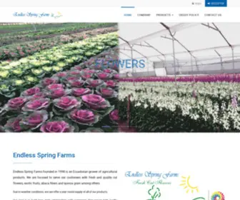 Esfarms.com(ENDLESS SPRING FARMS) Screenshot