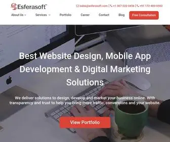 Esferasoft.com(Best Web Design Development Company) Screenshot