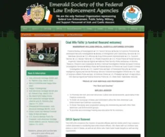 Esflea.org(Emerald Society of the Federal Law Enforcement Agencies) Screenshot