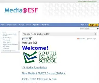 Esfmedia.com(Media@ESF) Screenshot