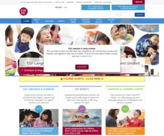 ESF.org.hk(The Leading Education in Hong Kong) Screenshot