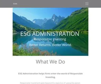 Esgadministration.com(ESG Administration) Screenshot