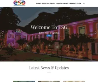 ESG.co.in(ESG was established by the Government) Screenshot