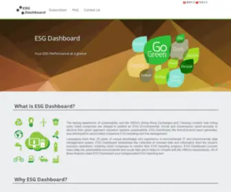 Esgdashboard.com(ESG Dashboard) Screenshot