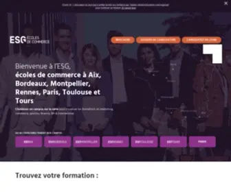 ESG.fr(Ecole de commerce à Aix) Screenshot