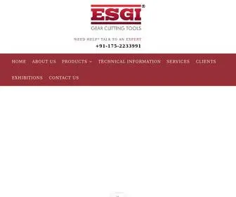 Esgitools.com(Gear Cutting Tools Manufacturers) Screenshot