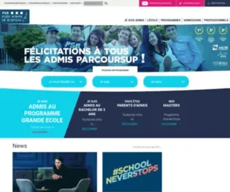 ESGMS.fr(Ecole de Commerce (ex ESG MS)) Screenshot