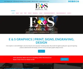 Esgraphics.com(Sign Company) Screenshot