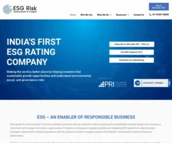 Esgrisk.ai(India's first ESG Rating company) Screenshot