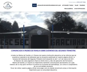 ESGSR.com.mx(Escuela Secundaria General Graciano Sanchez Romo) Screenshot