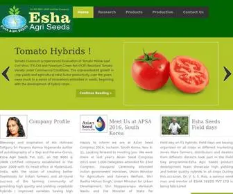 Eshaagriseeds.com(Esha Agri Seeds Pvt Ltd) Screenshot