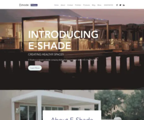 Eshade.me(EShade is Official Renson Agent in Dubai) Screenshot