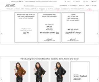 Eshakti.com(EShakti Custom Clothing) Screenshot