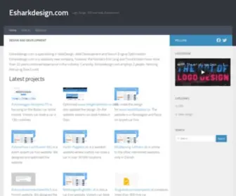 Esharkdesign.com(Eshark’s Design Portfolio) Screenshot