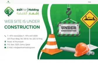 Eshharholding.com(Construction and Maintenance) Screenshot