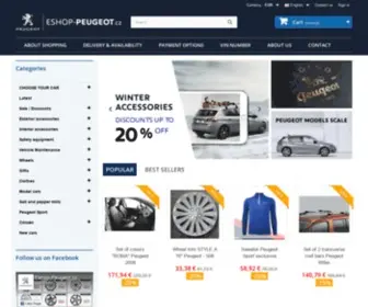 Eshop-Peugeot.cz(Eshop Peugeot) Screenshot
