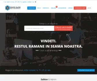 Eshop-Rapid.ro(Website sau magazin online usor si eficient) Screenshot