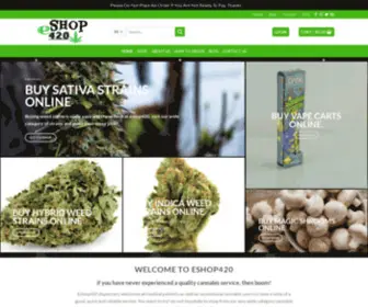 Eshop420.com(Online weed dispensary) Screenshot