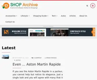 Eshoparchive.com(Essence of Lifesyle) Screenshot