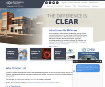Esi-IN.com(Eye Surgeons of Indiana) Screenshot