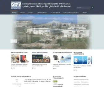 Esi-Sba.dz(ESI SBA) Screenshot