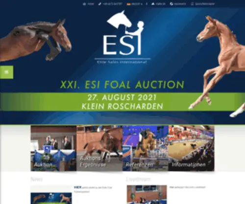 Esiauction.com(Elite Sales International) Screenshot