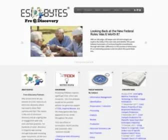 Esibytes.com(Podcasts on eDiscovery Law) Screenshot