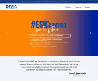 Esic.es(ESIC BUSINESS & MARKETING SCHOOL) Screenshot