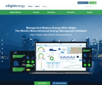 Esightenergy.com(Business Energy Management Software) Screenshot