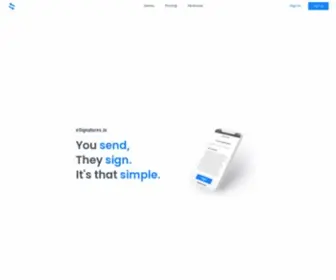 Esignatures.io(Electronic signature) Screenshot