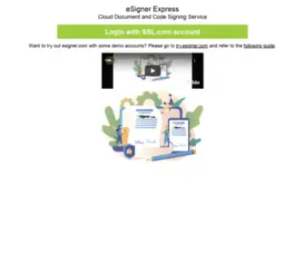 Esigner.com(Cloud document signing) Screenshot