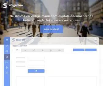 Esignflow.be(Home) Screenshot