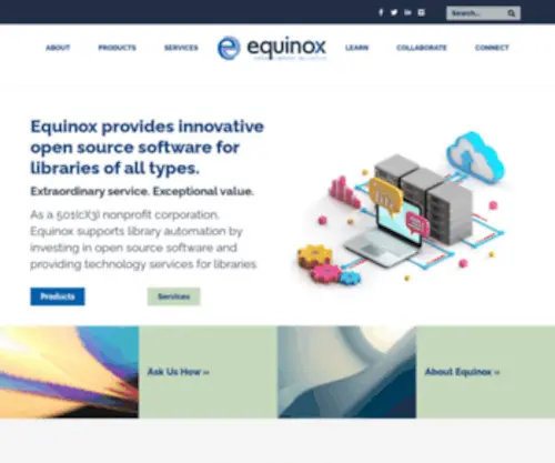 Esilibrary.com(The Equinox Open Library Initiative) Screenshot