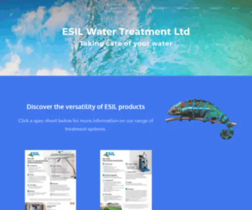 Esilwater.com(ESIL WATER TREATMENT LTD) Screenshot