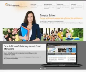Esine.com(Campus Esine:: Formación y Cursos) Screenshot