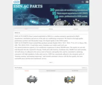 Esinparts.com(ESIN AUTO PARTS China Limited) Screenshot