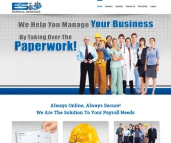 Esipayrollservices.com(ESI Payroll Services) Screenshot
