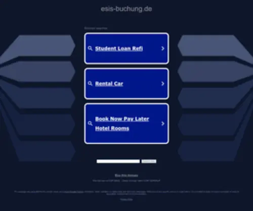 Esis-Buchung.de(Esis Buchung) Screenshot