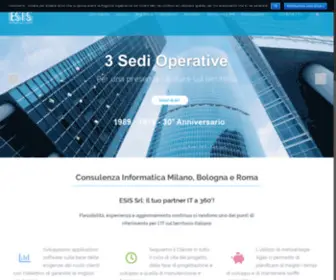 Esis-Italia.com(Esis Srl) Screenshot