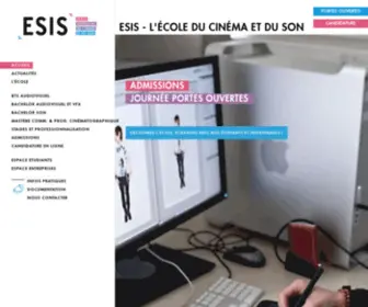 Esis-Paris.fr(Une école au coeur de Paris. Bachelor audiovisuel et post) Screenshot