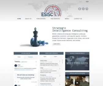 Esisc.org(European Strategic Intelligence and Security Center) Screenshot