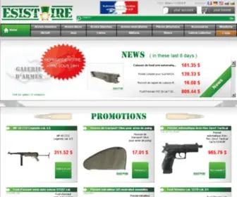 Esistoire.com(Vente d'objets militaires) Screenshot