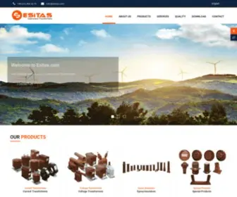 Esitas.com(Current Transformers) Screenshot