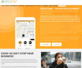 EsiteWorld.com(Uber Clone) Screenshot